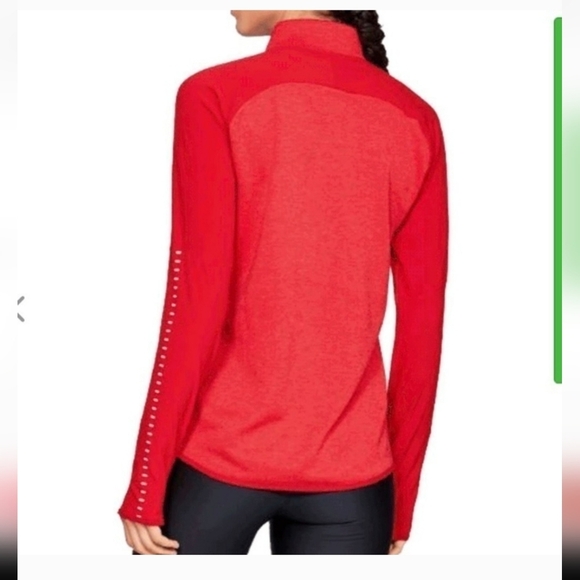 Under Armour Red ColdGear Zip-Up - Picture 2 of 7